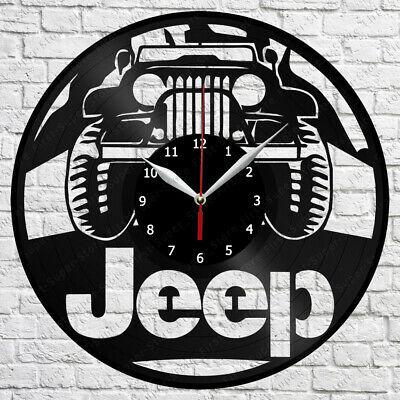 掛け時計 Jeep Vinyl Record Wall Clock Home Fan Art Decor 12'' 30 cm 5496｜kijisystem