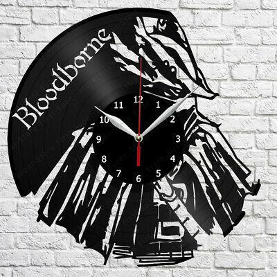 掛け時計 Bloodborne Vinyl Record Wall Clock Home Fan Art Decor 12'' 30 cm 6105｜kijisystem