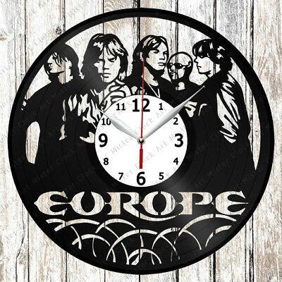 日本製 掛け時計 Europe Music Vinyl Wall Clock Made Of Vinyl Record Original gift 2018 掛け時計、壁掛け時計