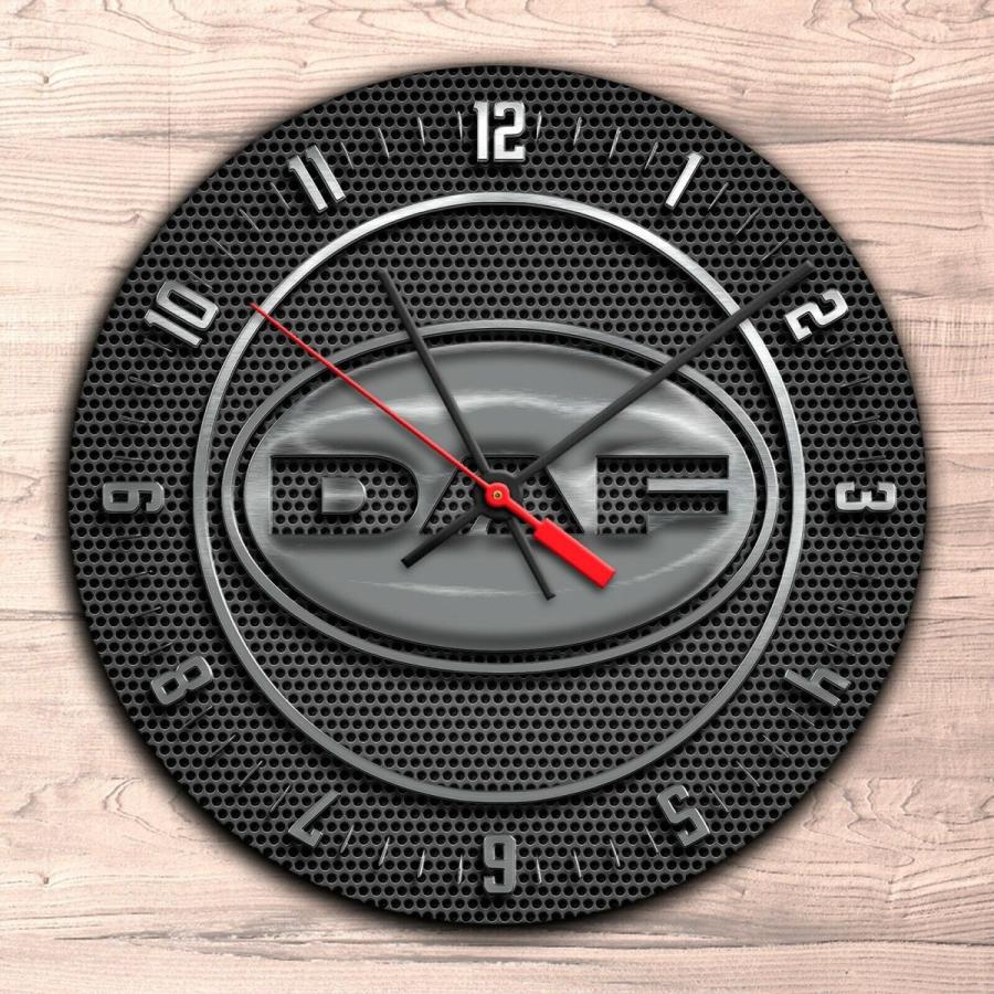 掛け時計 DAF Round Wall Clock Garage Home Room Office Decor! : 華商店 - 通販 ...