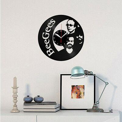 掛け時計 Bee Gees Vinyl Record Wall Clock Home Decor Fan Art Handmade Original Gift 3749｜kijisystem｜02