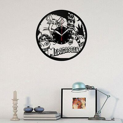 掛け時計 Madagaskar Vinyl Record Wall Clock Fan Art Home Decor 12" 30cm 1491｜kijisystem｜02