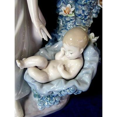 リヤドロ LLADRO #6571 REBIRTH BRAND NIB MOTHER & CHILD FLOWERS
