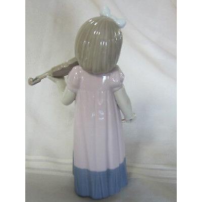 リヤドロ NAO BY LLADRO GIRL WITH VIOLIN #1034 BRAND NEW IN BOX MUSIC BOW CUTE SAVE$$ F/SH 