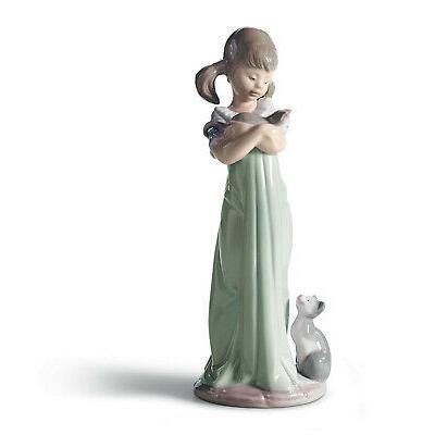 LLADRO (リヤドロ)〜猫(5743) LLADRO（リヤドロ） LLADRO DON'T FORGET ME GIRL FIGURINE #5743