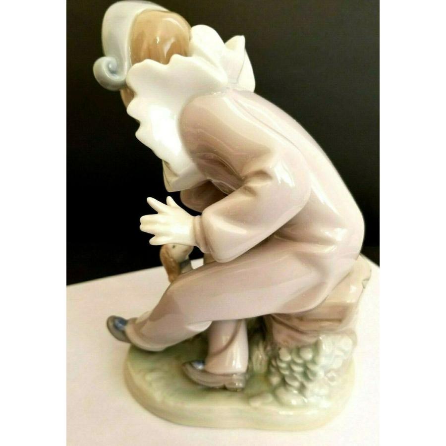 【値下げ⭕️】 リヤドロ Nao LLADRO Clown w Dog Statue Figure Collectible Made in Spain New in Box 【H2773407547】(98577円)