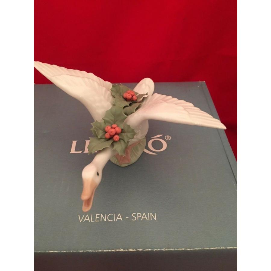 リヤドロ LLADRO FLYING DUCK WITH MISTLETOE FIGURINE *NEW* 01008496 PORCELAIN