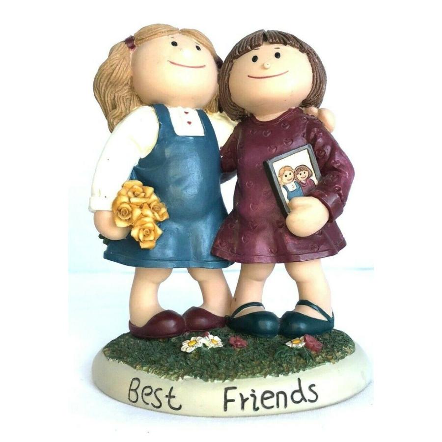 人気商品の リヤドロ Single- Berry Rare Porcelain Signed Best Friend Figurine Always Friends #2E1737