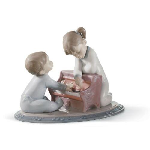 美品リヤドロ フィギュリン 最初はドレミ 箱付 LLADRO 陶磁器