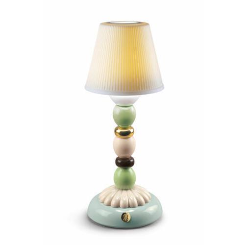 リヤドロ Lladro Palm Firefly Golden Fall Table Lamp. Green and Blue 01023793/23793