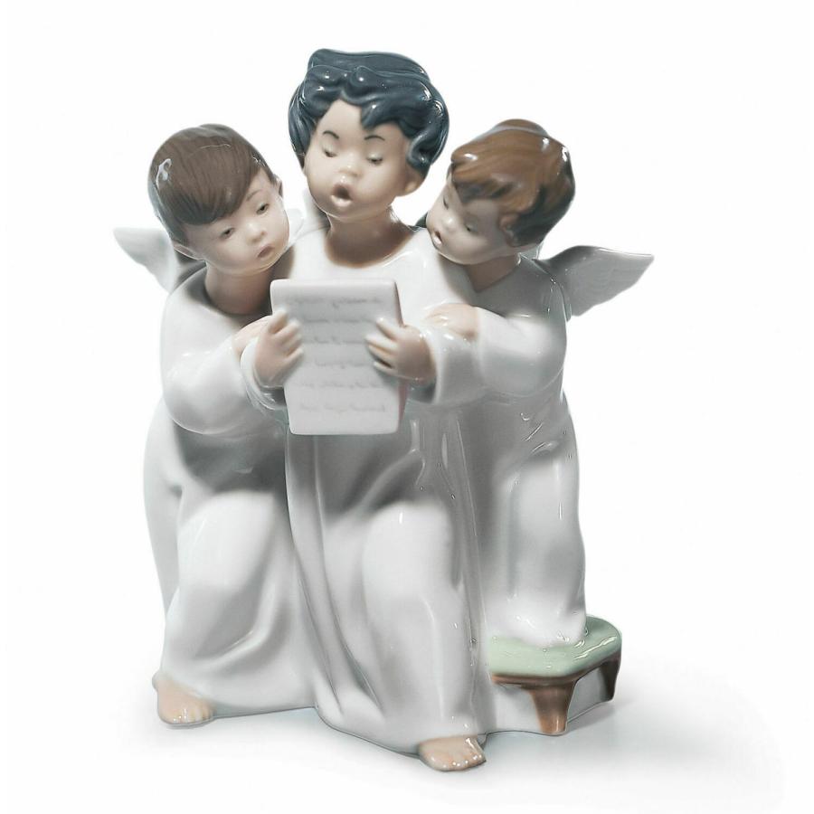 リヤドロ NEW Lladr〓 Angels Group Porcelain Figurine