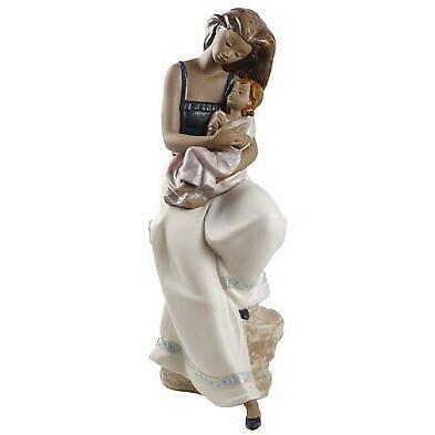 卓出 華商店リヤドロ Nao Lladro 02012011 MY LITTLE GIRL Mother Child porcelain figure  FREE Shipping hondacical.com.br