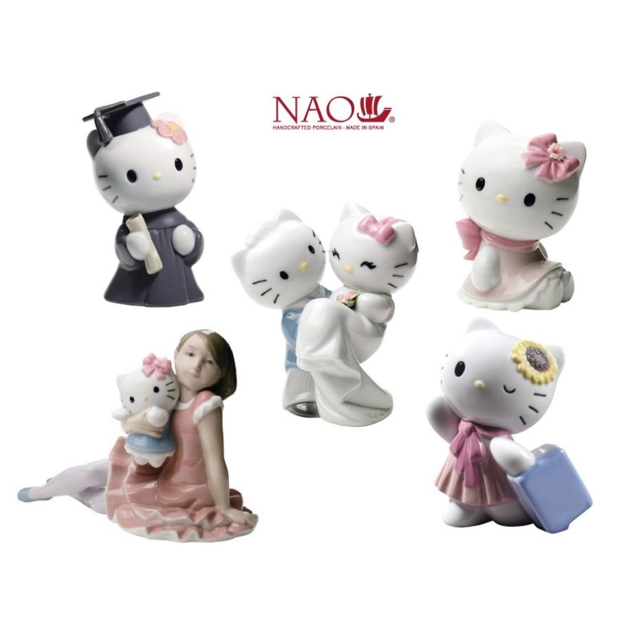 リヤドロ Nao by Lladro Set HELLO KITTY toy cat for children 5 new