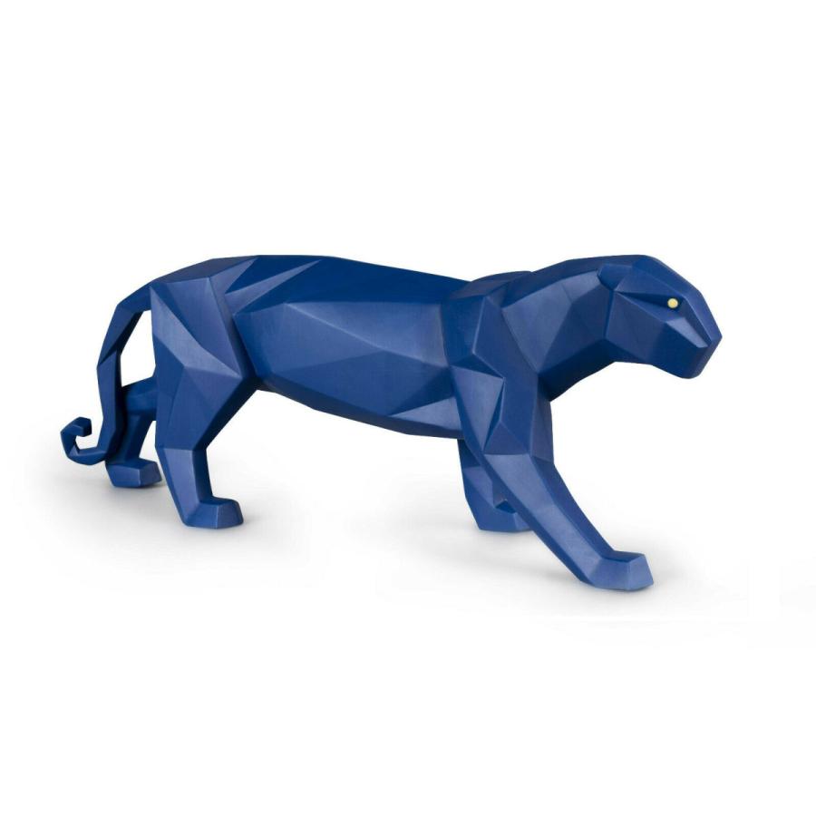 注文送料無料 リヤドロ NEW LLADRO PANTHER MATTE BLUE FIGURINE #9456 BRAND NIB LARGE STUNNING SAVE$ F/SH