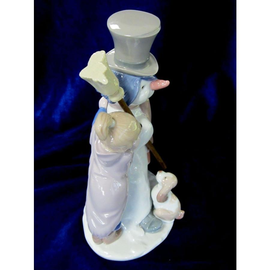 リヤドロ　The Snow Man LLADRO リヤドロ THE SNOWMAN FIGURINE #5713 BRAND NIB