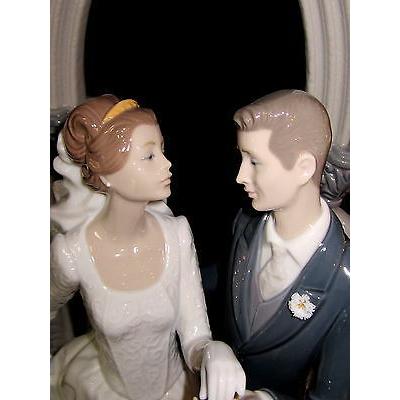 リヤドロ LLADRO A VOW OF LOVE #1869 BRAND NIB BRIDE & GROOM WEDDING LOVE RARE SAVE$$ F/SH｜kijisystem｜04