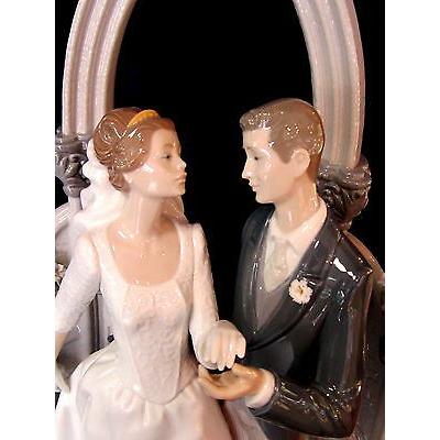 リヤドロ LLADRO A VOW OF LOVE #1869 BRAND NIB BRIDE & GROOM WEDDING LOVE RARE SAVE$$ F/SH｜kijisystem｜05