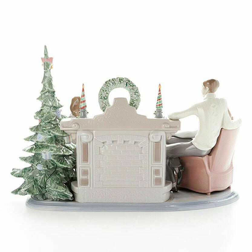 Lladro Ritirato 01008260 A Family Christmas Base Inclusa Edizione Limitata