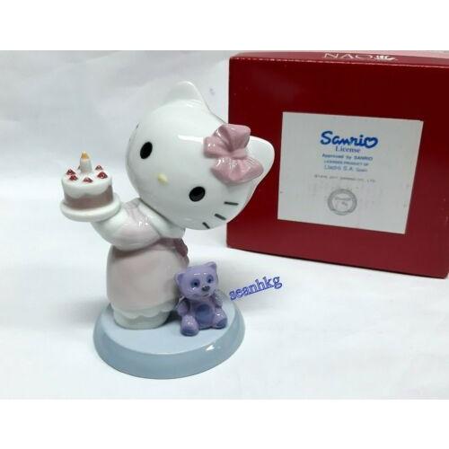 LLADRO リヤドロ Nao by Lladro Porcelain Hello Kitty Happy