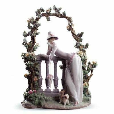 LLADRO リヤドロ　少女 リヤドロ Lladro In The Balustrade Woman Sculpture 01008680