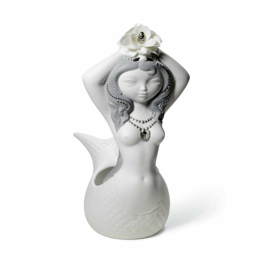 安心の保証付き リヤドロ Lladro Retired 01007298 Little mermaid (white & silver) Limited Edition New 7298