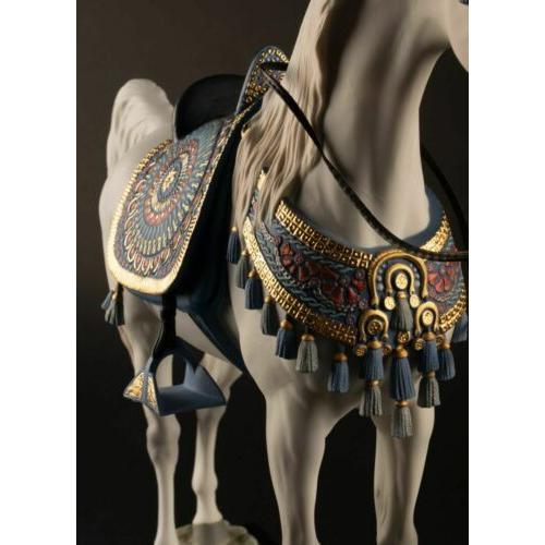 LLADRO リヤドロ Lladro Arabian Pure Breed Horse Sculpture
