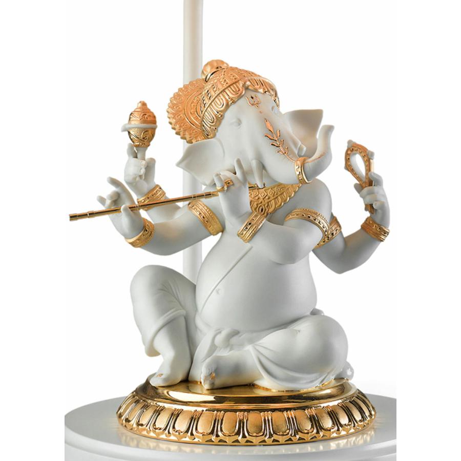 LLADRO（リヤドロ） Lladro Porcelain 01023162 Bansuri Ganesha Table