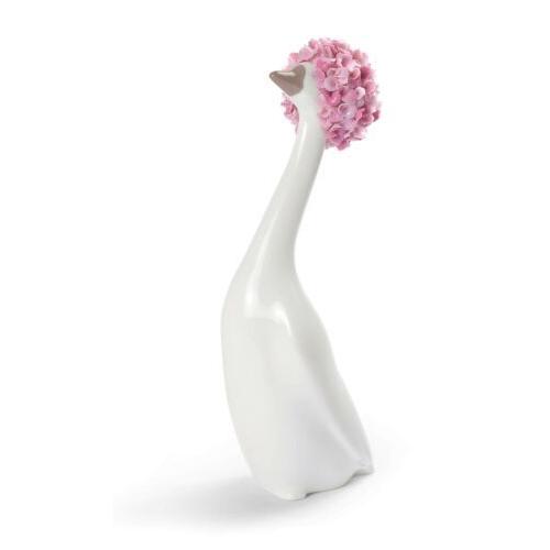 リヤドロ LladroGoossiping Goose Figurine. Pink 01009206