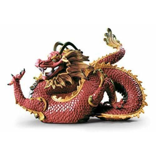 LLADRO（リヤドロ） Lladro Majestic Dragon Figurine 01009235 : 華