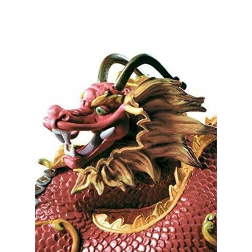 LLADRO（リヤドロ） Lladro Majestic Dragon Figurine 01009235 : 華