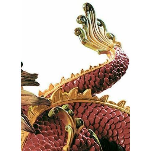 LLADRO（リヤドロ） Lladro Majestic Dragon Figurine 01009235 : 華