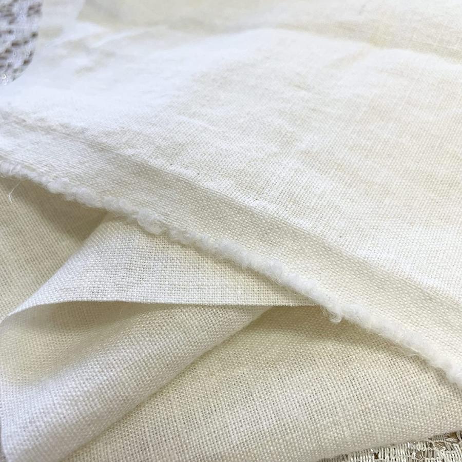 生地 布 リネン ウール 揉み洗いした柔らかな 布地 幅112cm×50cm単位  
