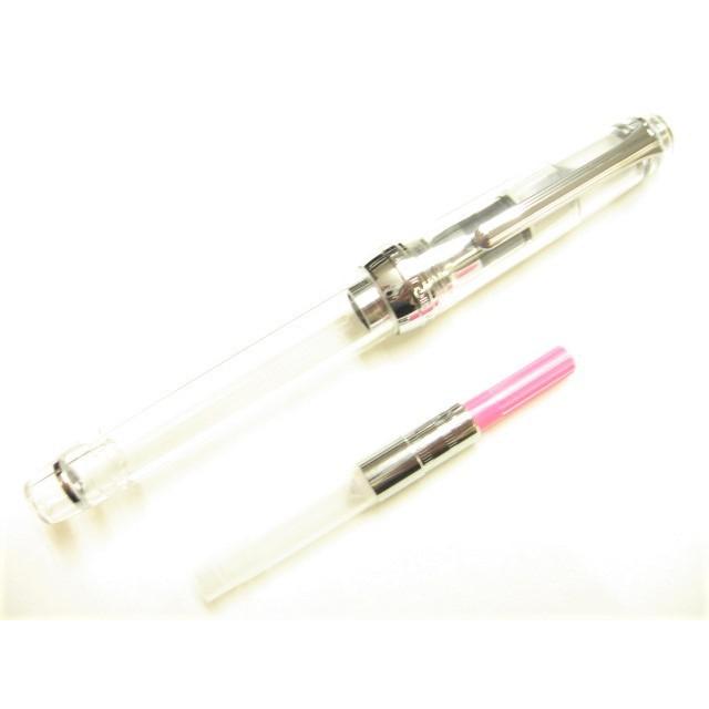 セーラー万年筆 プロフェッショナルギアスリム銀万年筆 透明 中字 ＋