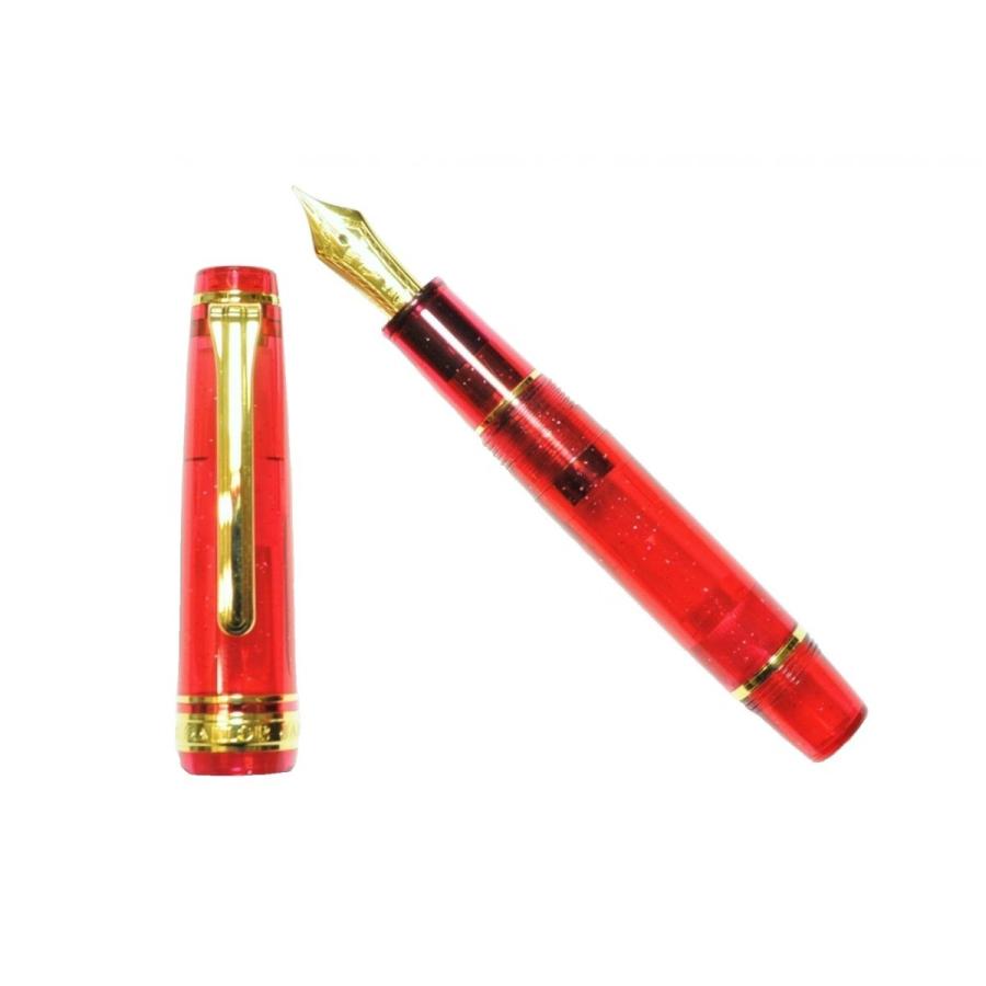 o*f様 SAILOR 万年筆 ケース 赤 ペン先14k含む 万年筆 ボールペン o*f