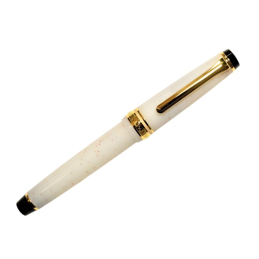 セーラー万年筆 四季織 雪月空葉 雪椿 中細 11−1224−304 