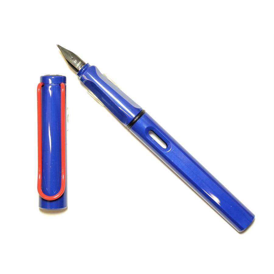 LAMY safari ラミー サファリ ブルー レッドクリップ 万年筆 中字
