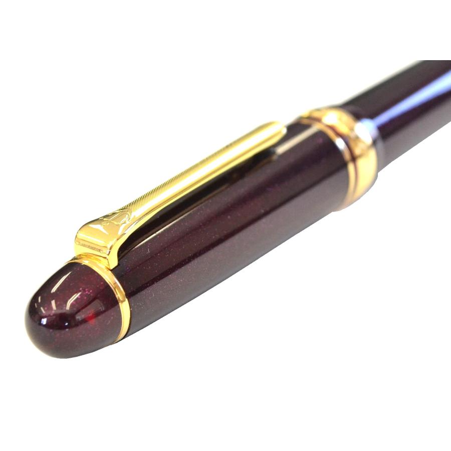 セーラー万年筆 14k プロムナード シャイニングレッドMF中細