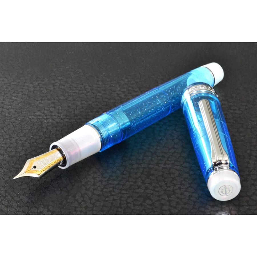 Sailor セイラー 1911 21K 万年筆 本体 ブルー セーラー万年筆 オリジナル万年筆 ブルーハワイ 中字 ペン先21金大型