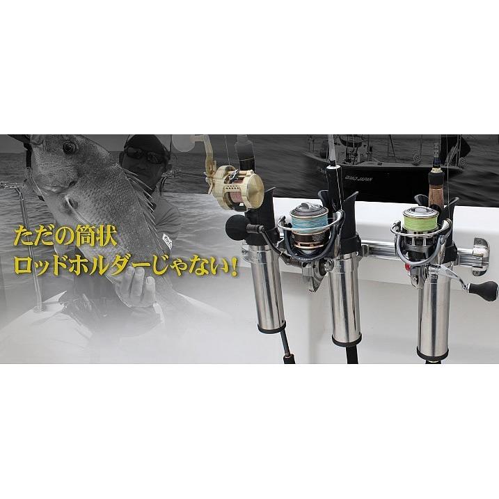 BMO□SUS連ロッドホルダー 3連(20A0032) BMO 釣り フィッシング