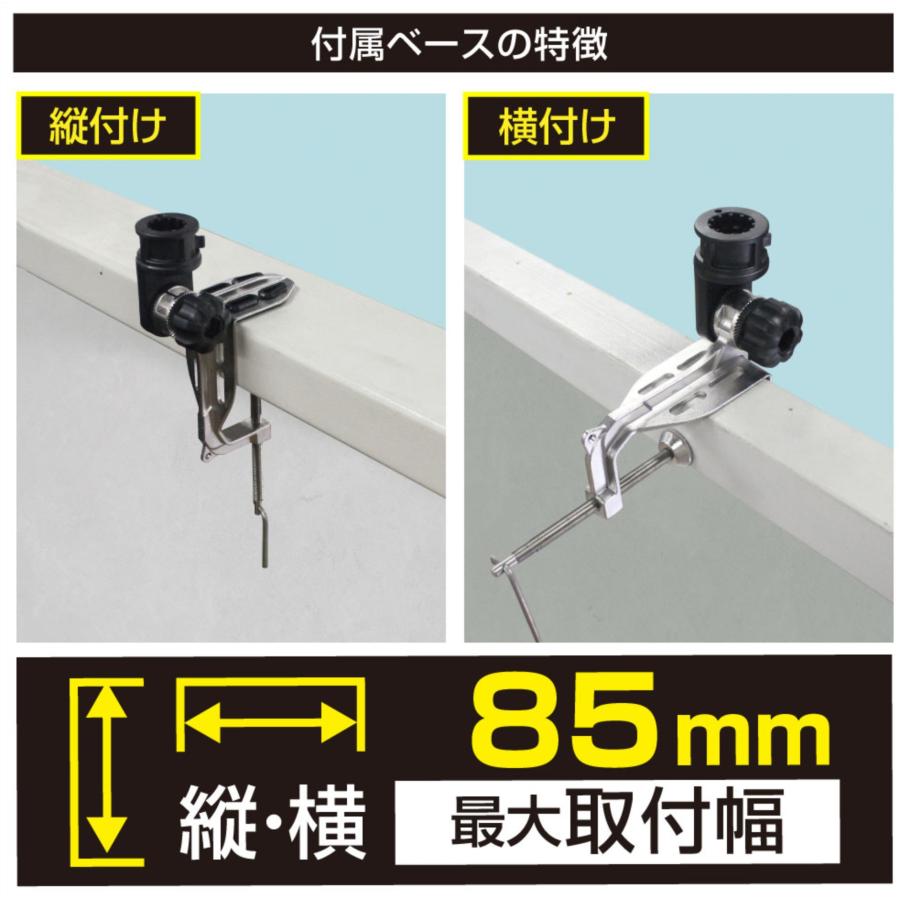 □BMO ステンクランプ式マルチ魚探マウント＆アームフルセットII