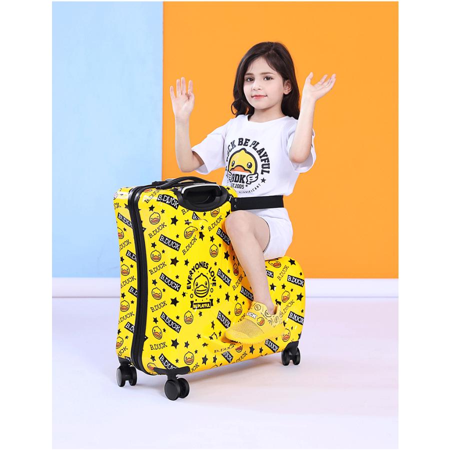 スーツケース Mサイズ 子どもが乗れる キッズキャリー 乗れるキャリー キャリーバッグ 子供用 かわいい キャリーケース 乗れる 軽量 大容量 :p21437cfac:kikai 通販 のりっこ スーツケース 乗れるキャリーケース