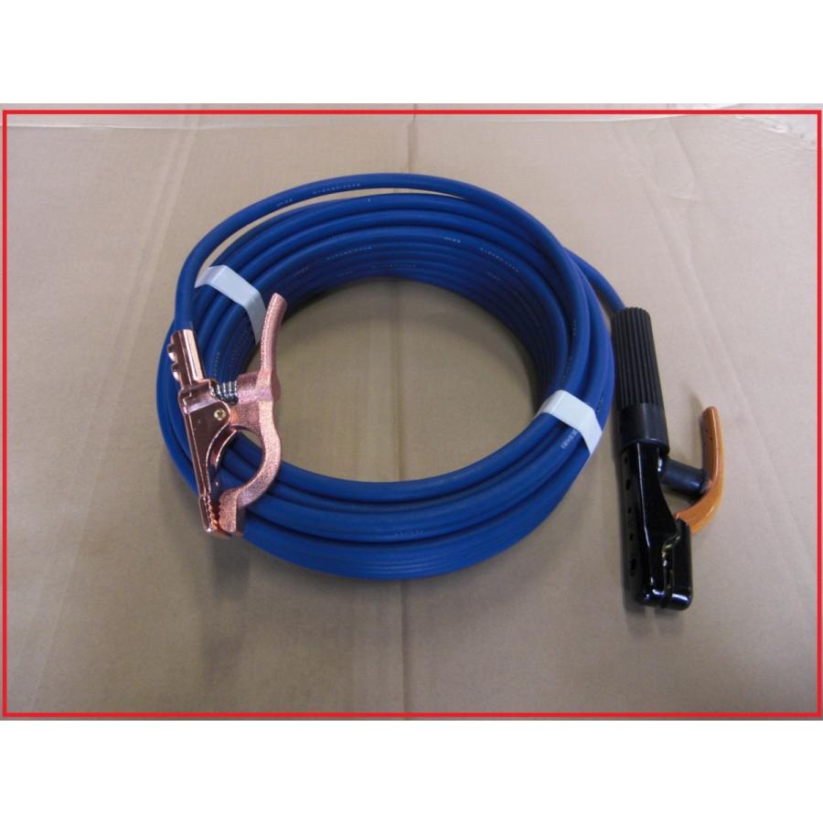 溶接 キャブタイヤケーブル トータル25m セット ジョイントなし 溶接 キャブタイヤケーブル トータル25m セット ジョイントなし