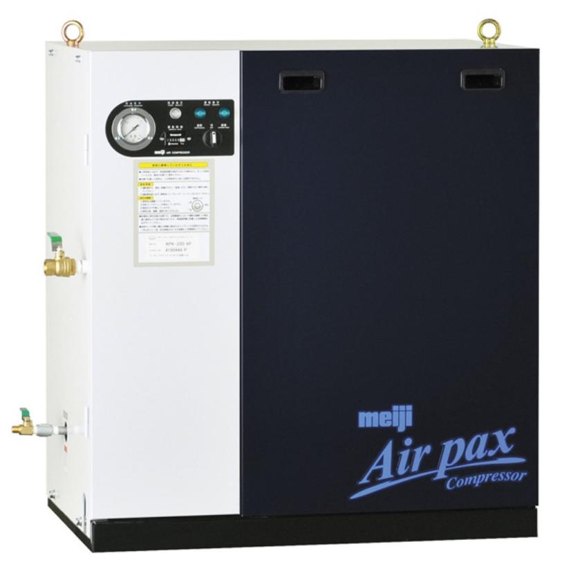 明治 エアーコンプレッサ 10馬力 APKH-75E 5P 明治機械 中圧 明治 エアーコンプレッサ 10馬力 APKH-75E 5P 明治機械 中圧
