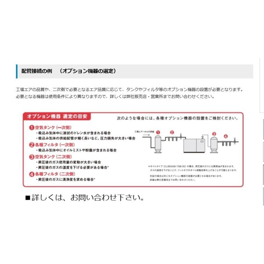アネスト岩田 コンプレッサー CFBS110BF-10 M5 50hz 15馬力 アネスト岩田 コンプレッサー CFBS110BF-10 M5 50hz 15馬力