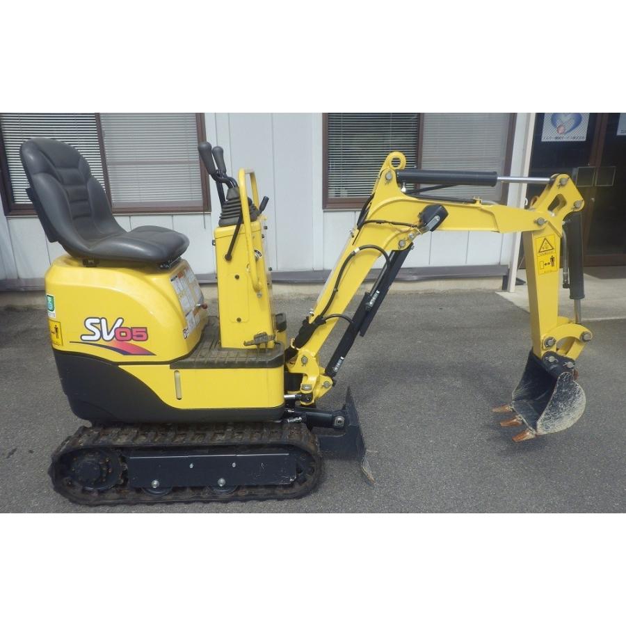 完売御礼 新古品 ヤンマー Sv05b 稼働時間約21 0hr ミニユンボ ミニバックホー Yanmar ミニショベル クローラー クボタ Cyukosv05b Kikaihanbai 2 通販 Yahoo ショッピング