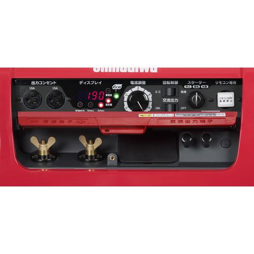 ヤマビコ ガソリンエンジン 発電機兼用溶接機 新ダイワ EGW190M ヤマビコ ガソリンエンジン 発電機兼用溶接機 新ダイワ EGW190M