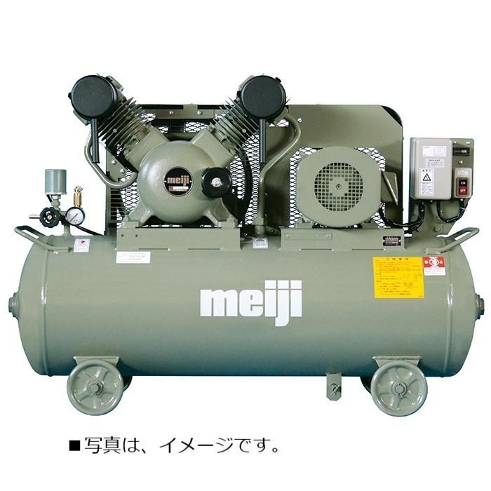 明治 エアーコンプレッサー 7.5馬力 明治機械 FOU-55A 6P タンク 明治 エアーコンプレッサー 7.5馬力 明治機械 FOU-55A 6P タンク