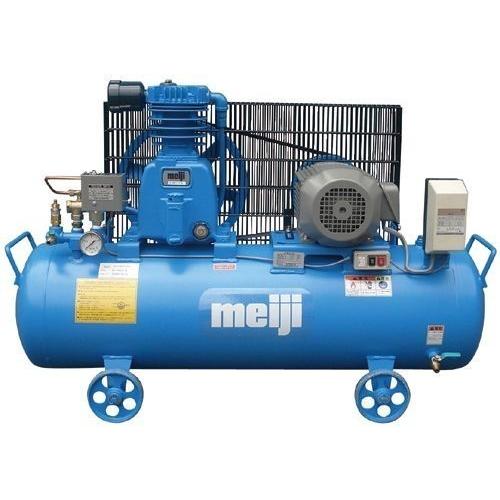 エアーコンプレッサー 明治機械 GH-15B 6P 圧力開閉器式 2馬力 タンクマウント 給油式〔法人様お届け〕