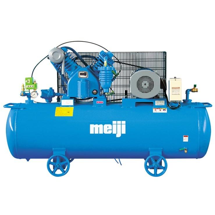 明治（meiji） エアーコンプレッサー 明治機械 GKH-37A 5馬力 レシプロ 