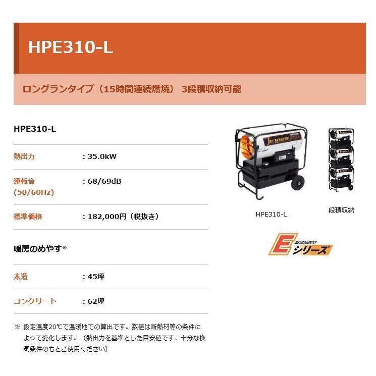 オリオン ジェットヒーター HPE310-L 業務用 可搬式温風機 環境 オリオン ジェットヒーター HPE310-L 業務用 可搬式温風機 環境